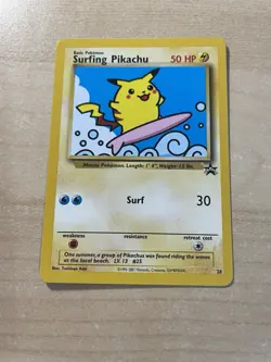 Surfing Pikachu 28/53 Wotc Promo Regular (Near Mint or Better) Vintage Pokemon - Image 1