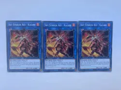 3X L26D-ENS25 Sky Striker Ace - Kagari Common Playset 1st Ed Yu-Gi-Oh - Image 1