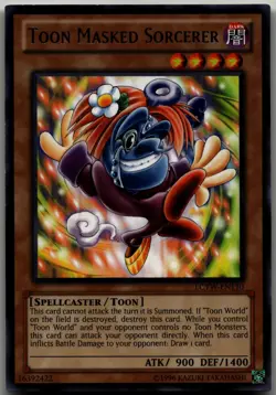 Toon Masked Sorcerer Rare Legendary Collection 3: Yugi's World LCYW-EN110 LP - Image 1