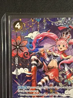 PERONA - One Piece TCG - OP06-093 OP14 SP English Alt Art The Azure Sea's Seven - Image 5