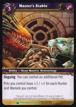 World of Warcraft TCG Master's Stable - Wrathgate 99/220 - Image 1