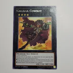Yugioh TCG - Gagaga Cowboy - NM/LP - Rare - WIRA-EN043 - 1st Edition XYZ - 2016 - Image 2