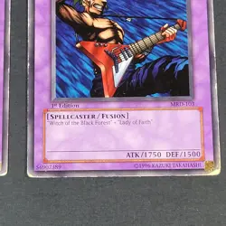 Yugioh TCG - 2x Musician King - MRD-103 - MP/HP - 1st Ed - Vintage - Common 2003 - Image 5