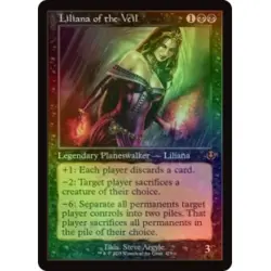 FOIL LILIANA OF THE VEIL (RETRO FRAME) Innistrad Remastered Planeswalker MTG - Image 1