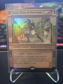 Samut, Vizier of Naktamun (Showcase) March of the Machine: The Aftermath Foil - Image 1