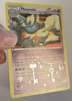 Meowstic RC15/RC32 Generations Reverse Holo Pokemon Card LP - Image 3