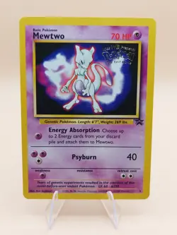 Mewtwo Pokemon Black Star Promo #3 Pokemon Movie WOTC 1999 - Image 1