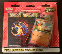 Pokemon Ascended Heroes Charmander Tech sticker collection - Image 1