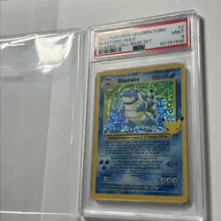 💧🔥 Pokemon TCG Blastoise 2/102 Celebrations Classic Collection Holo PSA 9 - Image 1