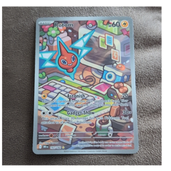 Rotom 197/182 Sv10: Destined Rivals Illustration Rare Holo Pokemon TCG - Image 1