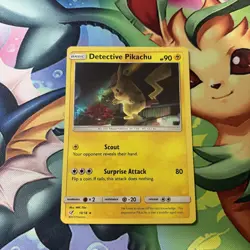 Pokemon: Detective Pikachu Holo Rare Detective Pikachu 10/18 - Image 1