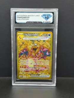 Pokemon TCG Charizard ex Obsidian Flames 228/197 Gold Hyper Rare - Image 1