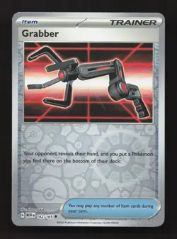 Grabber 162/165 Uncommon 151 Pokemon Reverse Holo Near Mint - Image 1