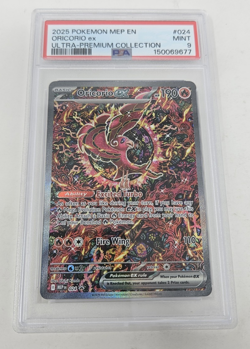2025 Pokemon MEP EN BSP Ultra Premium Collection #024 Oricorio ex PSA 9 Mint - Image 1