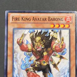 Yugioh TCG - 1x Fire King Avatar Barong - SDOK-EN002 - NM - Common - 1st Ed 2013 - Image 5