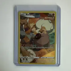 Rockruff TG07/TG30 Silver Tempest Trainer Gallery Full Art Holo Pokemon - Image 1