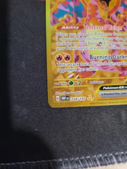 Pokemon SV03: Obsidian Flames Charizard Ex 228/197 Hyper Rare Full Art LP - Image 2