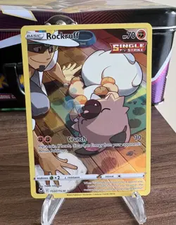 Pokemon TCG Rockruff TG07/TG30 Sword & Shield - Silver Tempest Trainer Gallery - Image 1