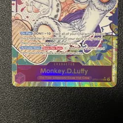 Monkey D Luffy OP05-119 Alt Alternate Art SEC Awakening One Piece NM Gear 5 - Image 2