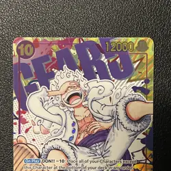 Monkey D Luffy OP05-119 Alt Alternate Art SEC Awakening One Piece NM Gear 5 - Image 3