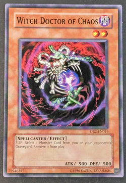 Yugioh TCG - 1x Witch Doctor of Chaos - DR2-EN016 - NM/LP - Unlimited - 2005 - Image 1