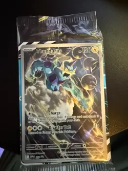 Pokemon Thundurus TCG SVP 209 Black Bolt ETB Promo Card Sealed - Image 1