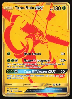 Tapu Bulu GX - SV91/SV94 - Gold Secret Rare - Hidden Fates - Pokemon Card - Image 1