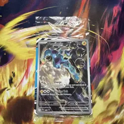 Pokemon TCG Thunderous Black Bolt ETB Full Art Promo Card Sealed - Image 1