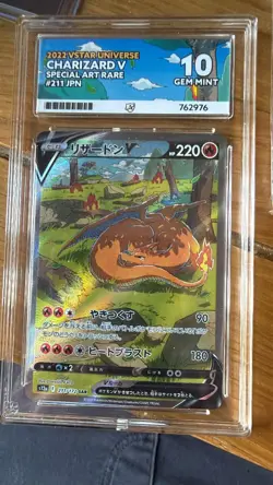 Charizard V SAR 211/172 S12a VSTAR Universe Card Japanese Edition ACE 10 - Image 1