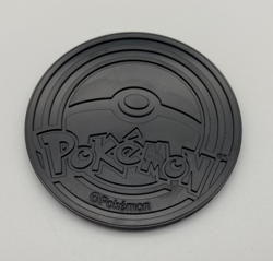 Pokemon Trading Card Game TCG Pink Holographic Mew Plastic Coin Token - Image 2