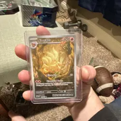 Pokemon TCG Ninetales Card English Collectible with Protective Case - Image 1