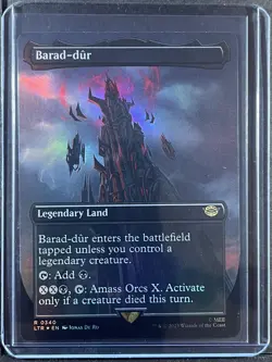 Barad-dur (0340) (Borderless) Foil #340 Lord of the Rings 250001 - Image 1