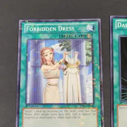Yugioh - Forbidden Dress BP02-EN168 + Dark Hole YSKR-EN028, LP 1st Starfoil 2013 - Image 5