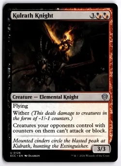 Kulrath Knight NM ECC Commander: Lorwyn Eclipsed MTG - Image 1
