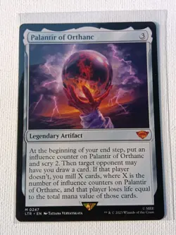 Palantir of Orthanc 0247 Lord of the Rings Mythic Magic The Gathering NM - Image 2