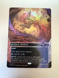 Needle Spires - 30 - MTG: Edge of Eternities: Stellar Sights - Borderless - FOIL - Image 1