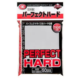 KMC 50 CARD SLEEVES DECK PROTECTORS PERFECT HARD Magic MTG Pokemon 64x89mm Japan - Image 1