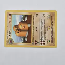 Near Mint | 1st Edition Base Set Shadowless | Dugtrio 19/102 | Pokemon Card - Image 5