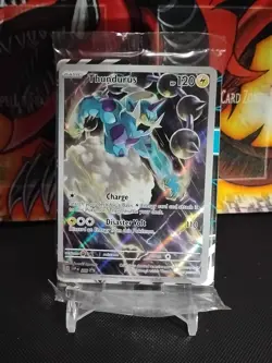 Pokemon TCG: Thundurus 209 Black Bolt ETB Black Star Promo (SVP209) NM SEALED - Image 2