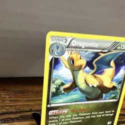 Pokemon Dragonite Roaring Skies 51/108 Rare Regular Stage 2 HP 150 Max Wind - Image 2