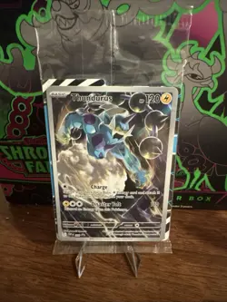 Pokemon Black Bolt TCG Thundurus SV209 Black Star ETB Promo, Sealed Promo - Image 1