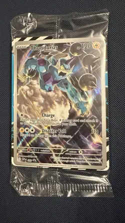 Pokemon Black Bolt TCG Thundurus SV209 Black Star ETB Promo, Sealed Promo - Image 1