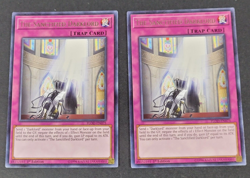 Yugioh TCG - 2x The Sanctified Darklord - FLOD-EN075 - 1st Ed - NM/LP, Trap 2018 - Image 1