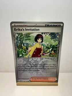 Erika's Invitation 160/165 Uncommon 151 Pokemon Reverse Holo Near Mint - Image 1