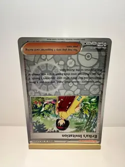 Erika's Invitation 160/165 Uncommon 151 Pokemon Reverse Holo Near Mint - Image 2