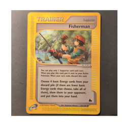 Nintendo Pokemon TCG Fisherman 125/144 Skyridge Trainer Supporter Uncommon - Image 1