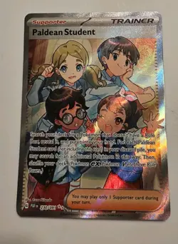 The Pokemon Company Paldean Student 230/091 Ultra Rare Holo SV: Paldean Fates - Image 1
