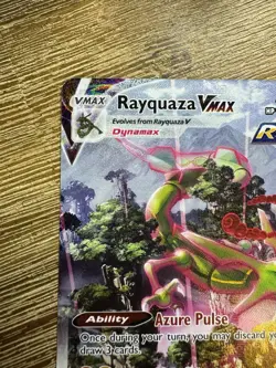 Pokemon TCG Rayquaza VMAX Secret Rare Alternate Art Holo 218/203 Evolving Skies - Image 5