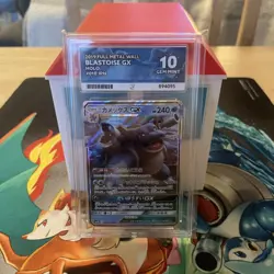 ACE 10 Blastoise GX - Full Metal Wall - 010/054 Pokemon Japanese GEM MINT - Image 1