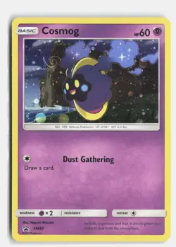 Cosmog - SM42 Sun & Moon Promo Holo Promo Pokemon LP (SWIRL) - Image 1